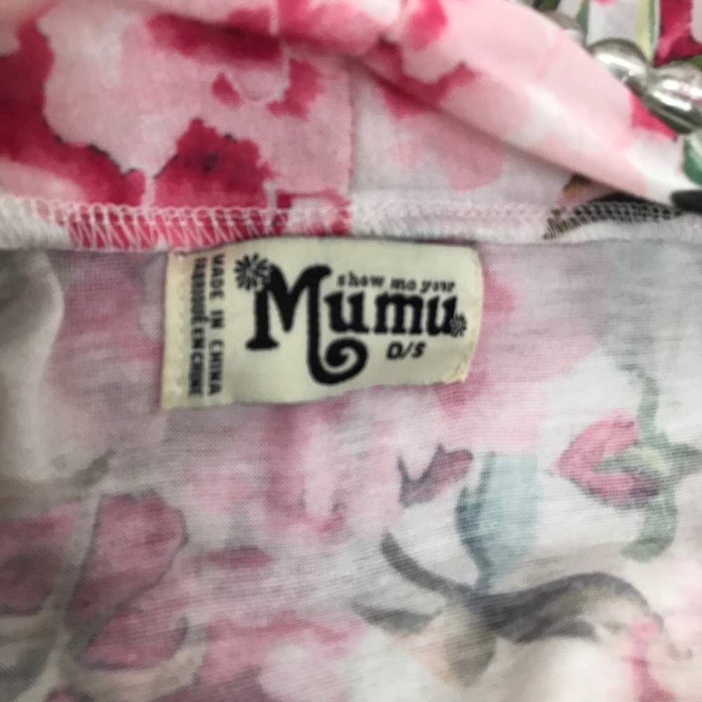 Show Me Your Mumu Pink Floral Robe OS - Picture 3 of 4